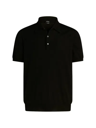 Kiton Kurzärmeliges Poloshirt In Black