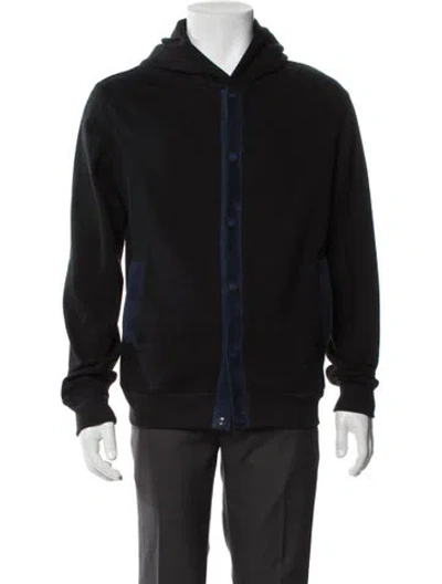 Pre-owned Kiton Lambskin Bomber Jacket W/ Tags In Black