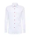 Kiton Point Collar Shirt In White