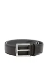 Kiton Leather Belt In Brown