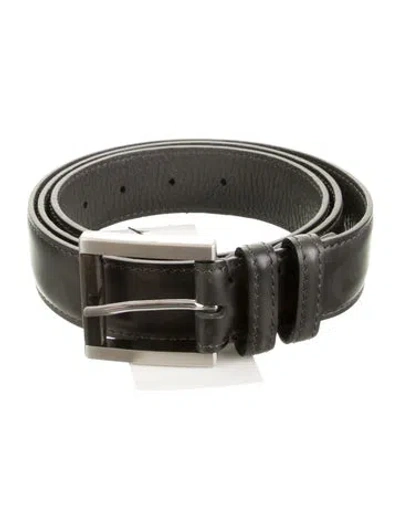 Pre-owned Kiton Leather Belt In Brown