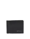 Kiton Logo-lettering Leather Wallet In Black
