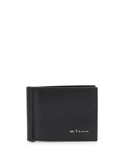 KITON LEATHER CARD HOLDER