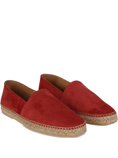 KITON LEATHER ESPADRILLES