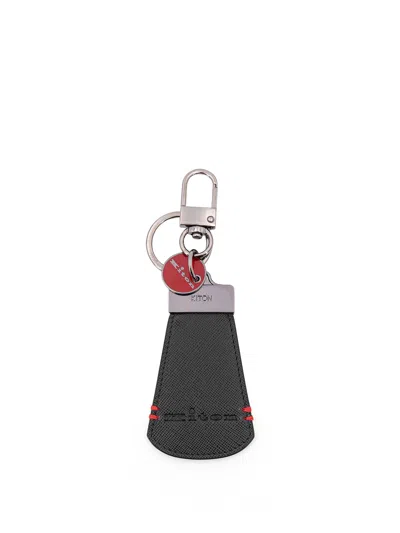 Kiton Leather Key Ring