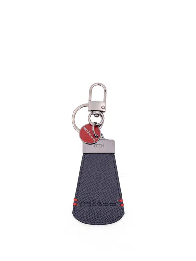 Kiton Leather Key Ring