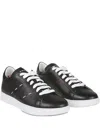Kiton Round Head Lace Up Low Upper Board Shoes In Black