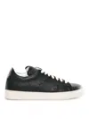 Kiton Pebbled Trainers In Black