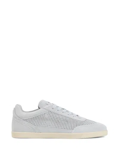 Kiton Perforated-detail Lace-up Fastening Sneakers In Neutral