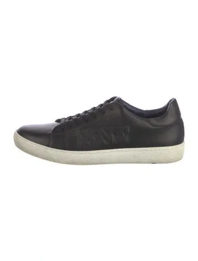 Pre-owned Kiton Leather Sneakers In Multi