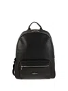Kiton Leather Top-handle Backpack In Black