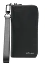 Kiton Ciro Paone Leather Wallet In Black