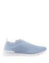 KITON LIGHT BLUE FIT RUNNING SNEAKERS