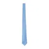 Kiton Light Blue Silk Tie In Blue