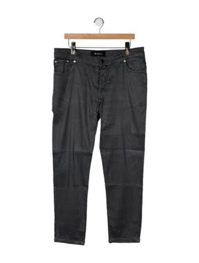 Pre-owned Kiton Linen Corduroy Pants In Gray