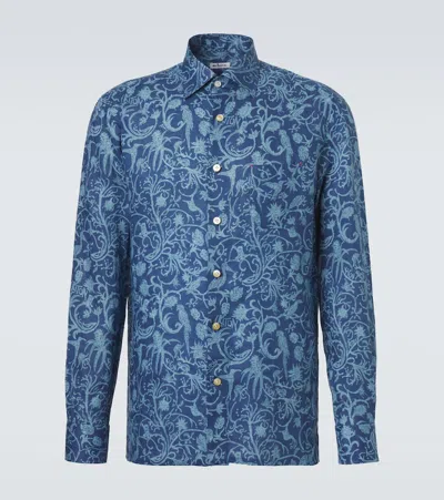 Kiton Linen Shirt In Multi
