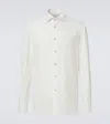 Kiton Linen Shirt In White