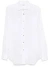 Kiton Linen Shirt In White