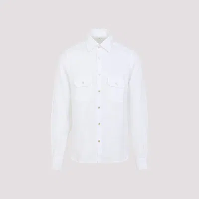 Kiton Linen Shirt In White
