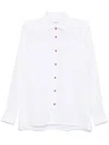 Kiton Linen Shirt In White