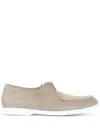 Kiton Lace-up In Neutrals