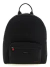 Kiton Logo Backpack In Black
