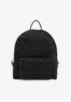 Kiton Versatile Backpack With Front Zip Pocket In Black