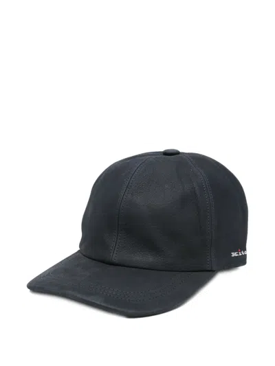 Kiton Logo-embroidered Baseball Cap In Black