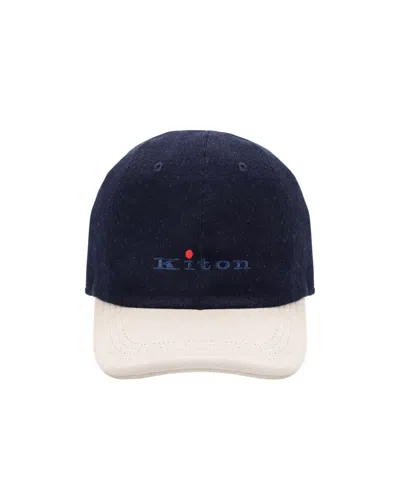 Kiton Logo-embroidered Baseball Cap In Multi