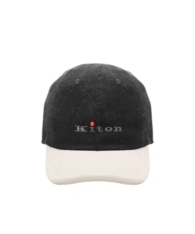 Kiton Logo-embroidered Baseball Cap In Multi