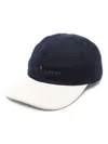 Kiton Logo-embroidered Baseball Cap In Blue