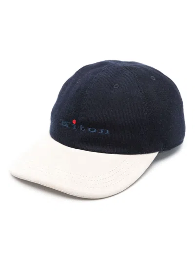 Kiton Logo-embroidered Baseball Cap In Multi