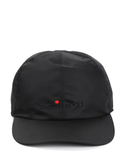 KITON LOGO-EMBROIDERED CAP