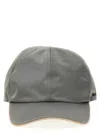 KITON LOGO EMBROIDERY CAP HATS GRAY