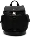 Kiton Logo-lettering Backpack In Black