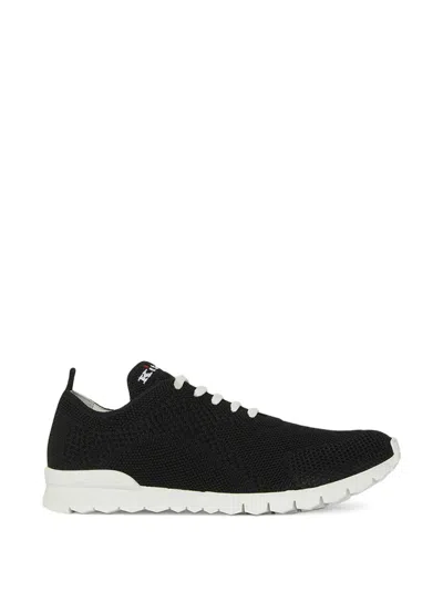 Kiton Logo-motif Sneakers In Black