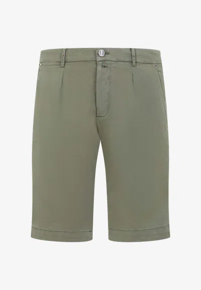 KITON LOGO PATCH CASUAL SHORTS
