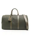 Kiton Logo Tag Travel Bag With Detachable Strap