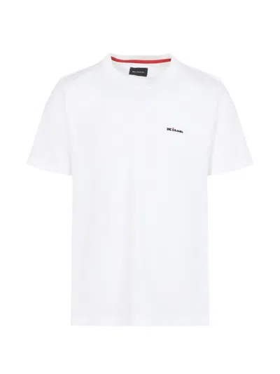 Kiton Cotton Jersey T Shirt Short Sleeves In White