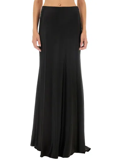 Kiton Women Long Skirt In Black