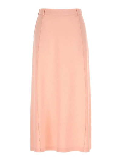 Kiton Long Skirt Skirts Pink In Color Carne Y Neutral