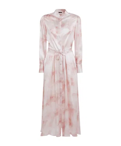 Kiton Long Sleeve Dress In White