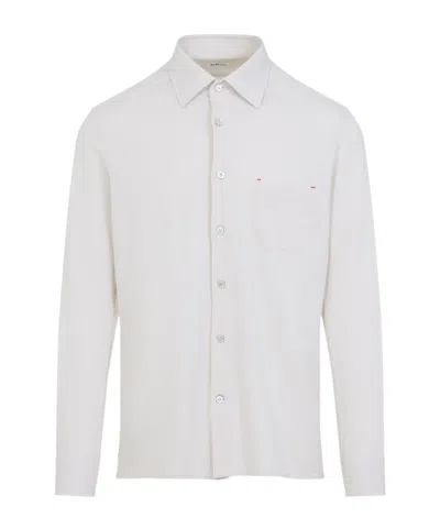 Kiton Long Sleeve Shirt In White