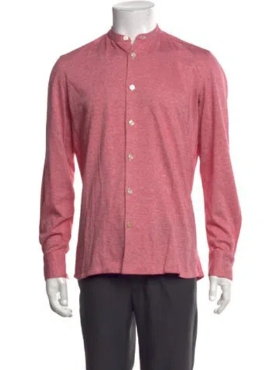 Pre-owned Kiton Long Sleeve Shirt In Red