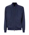 Kiton Polyester Jacket In Black