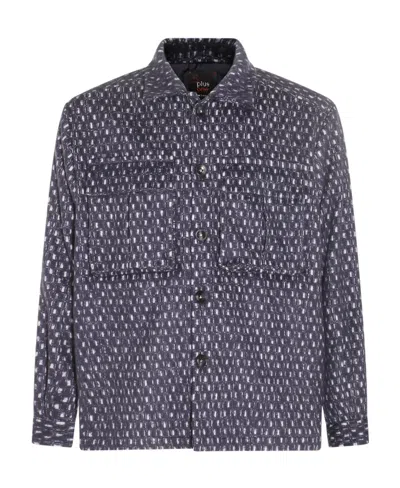 KITON LONG-SLEEVED LAPEL SHIRT