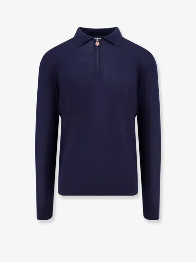 KITON LONG-SLEEVED POLO SHIRT