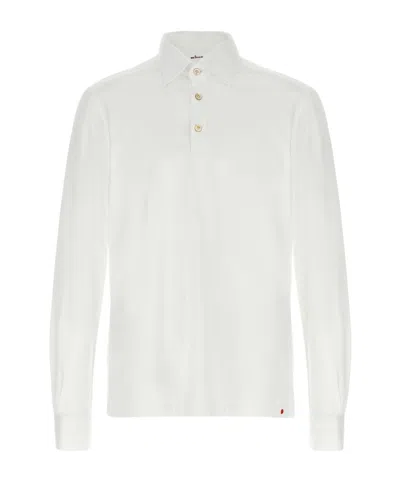 KITON KITON LONG-SLEEVED POLO SHIRT