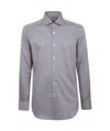 Kiton Long-sleeved Shirt In Gray