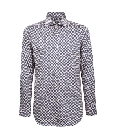 Kiton Long-sleeved Shirt In Multicolor